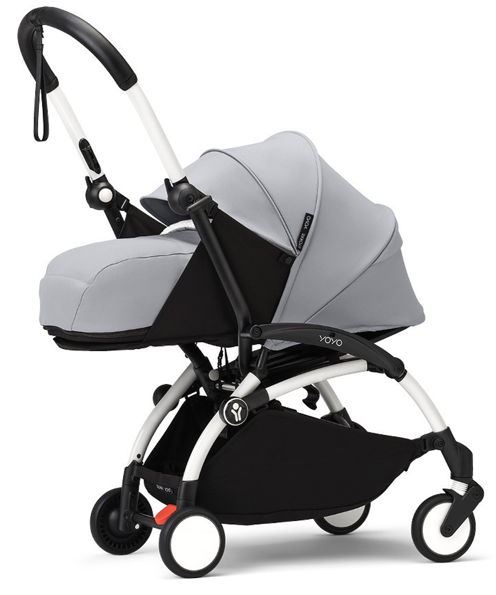 Коляска Stokke YOYO3 Newborn Pack рама белая White 2 в 1 Stone