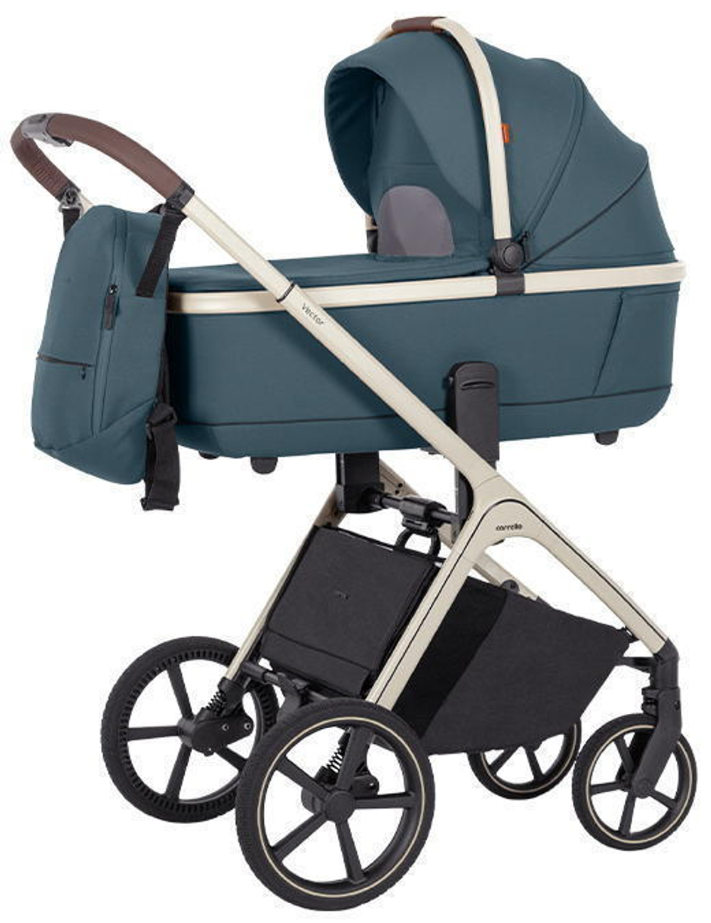 Коляска Carrello Vector CRL-6550 и автокресло Cybex Aton B2 Steel Grey 3 в 1 Prime Blue