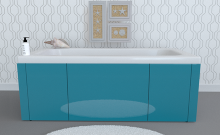 Экран под ванну комбинированный TR-8-043 бонди глянец