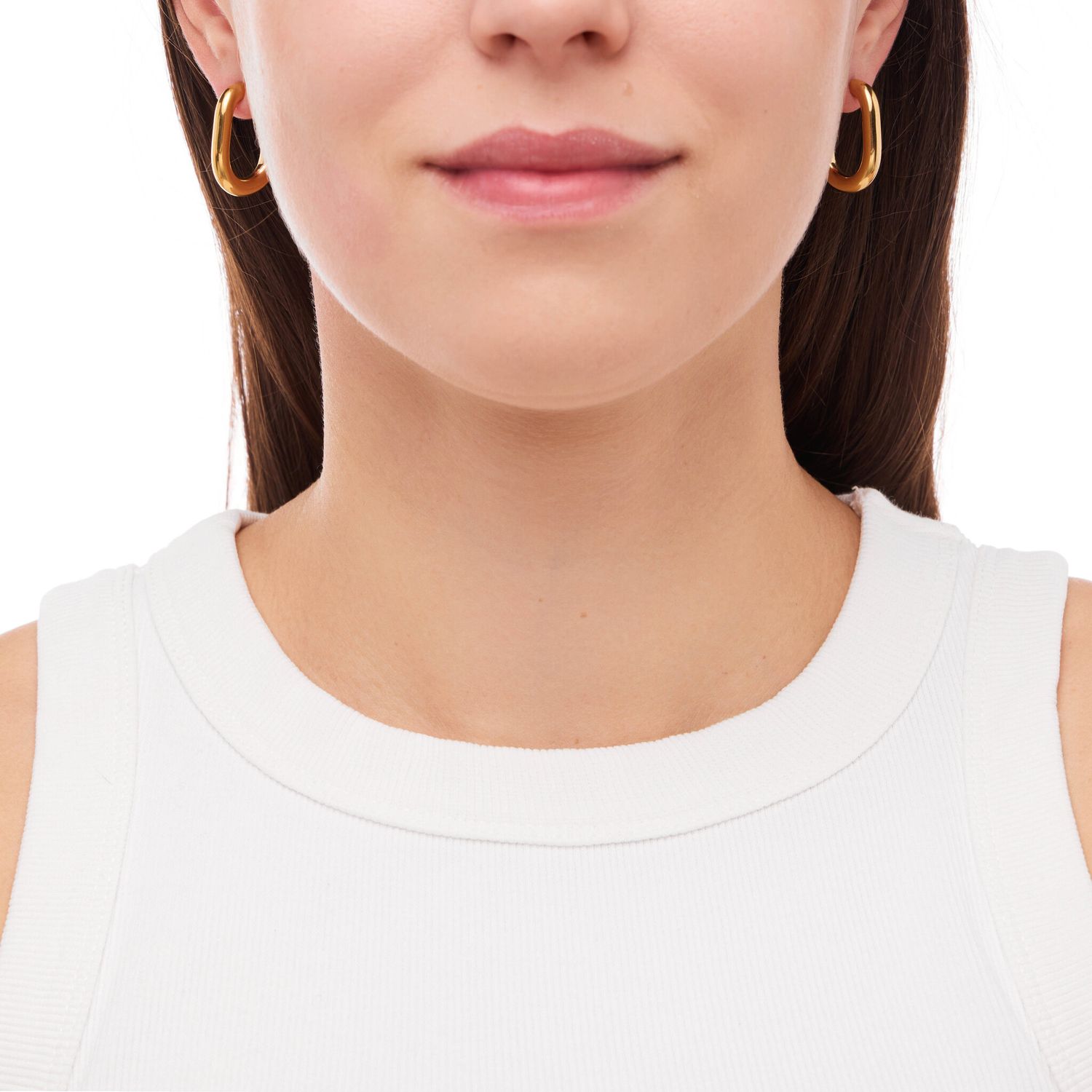 Серьги Regular Shape Earrings - Gold