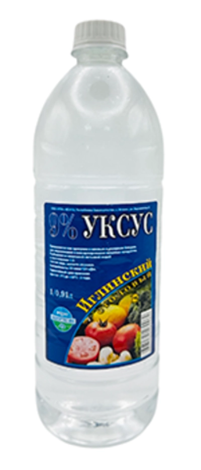 УКСУС СТОЛОВЫЙ 1л ПЭТ (1х12) Иглино