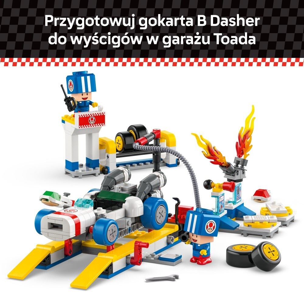 LEGO Super Mario/ Mario Kart - Жаба и его гараж/ 72035