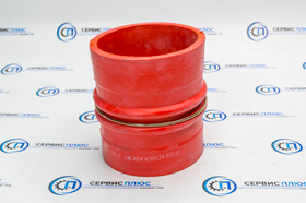 Патрубок интеркуллера короткий WP12 (100*110*120) SHACMAN DZ9112530002/DZ93259535302