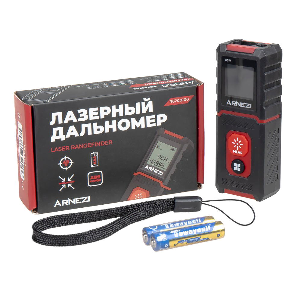 Лазерный дальномер 45м ARNEZI R6200100