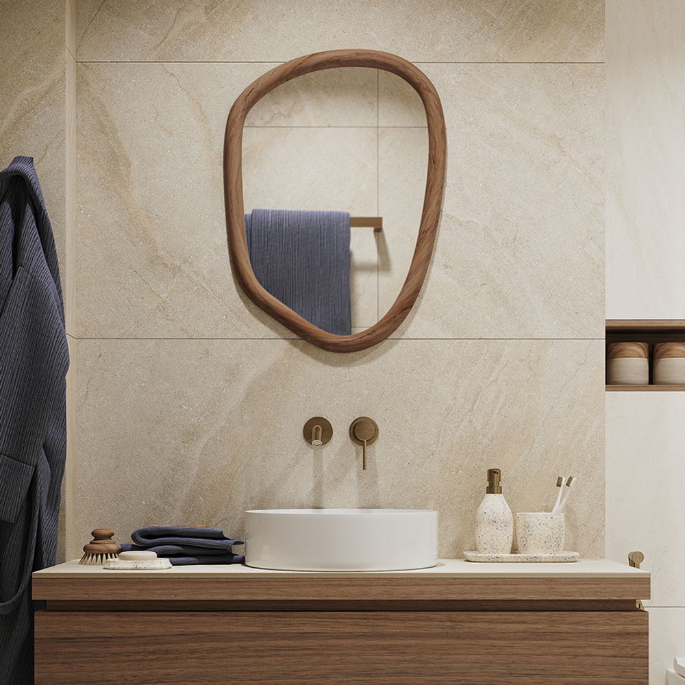 Мыльница Mosaic, светло-бежевая