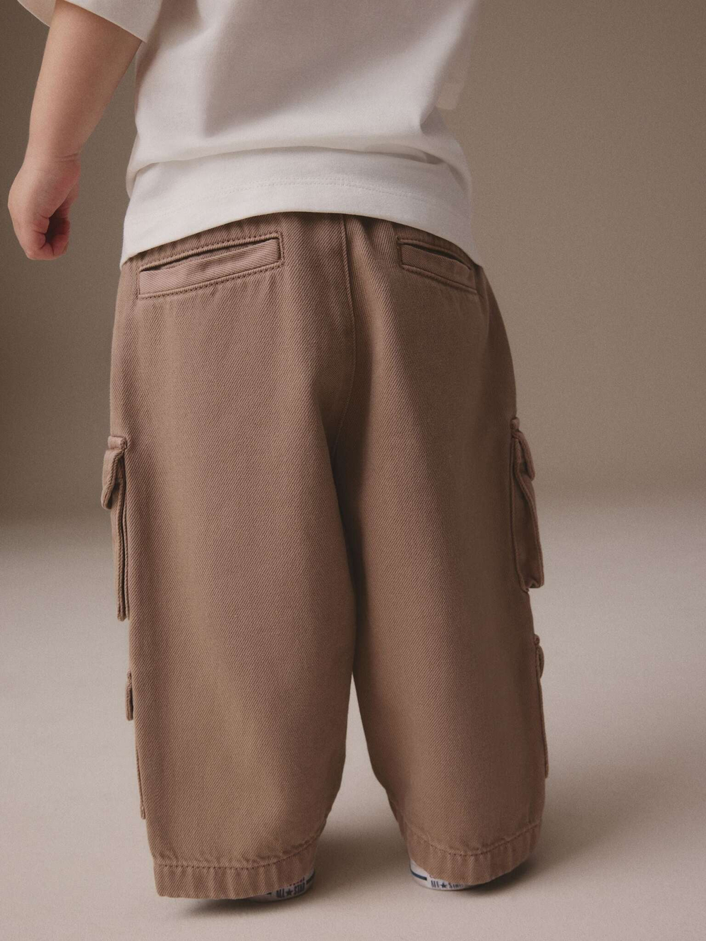 Брюки карго для мальчика Next E45-345, Коричневый