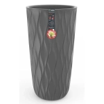 Горшок для цветов с дренажной вставкой Desert 21л (d266, h513мм) (серый)