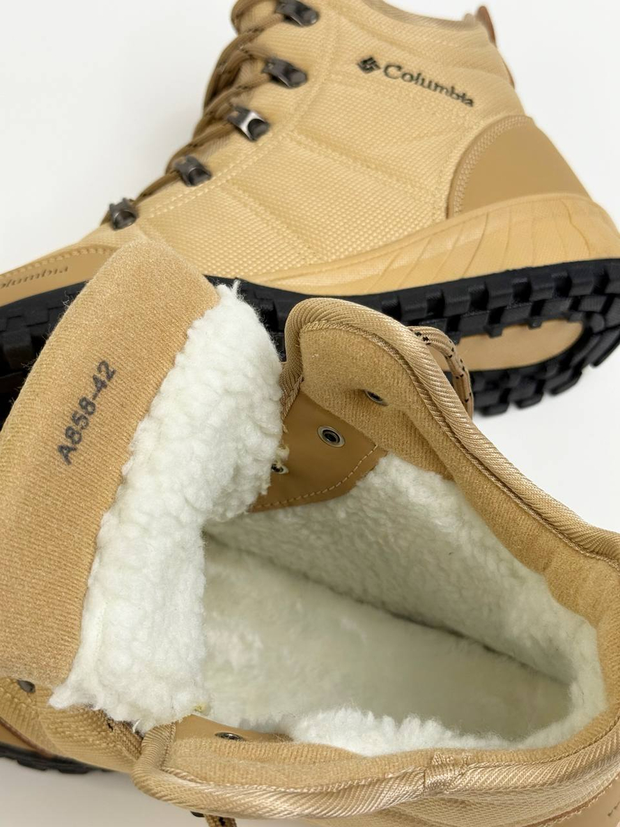 Кроссовки Columbia на меху #B37 (беж.)