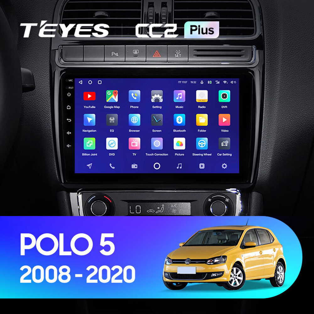 Teyes CC2 Plus 9" для Volkswagen Polo 2008-2020