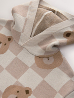 Толстовка трикотажная с капюшоном для мальчика Next AM6-693, Бежевый