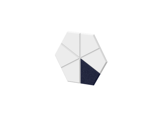 Набор настенной мозайки "Лед", 6шт 23х20х1,2