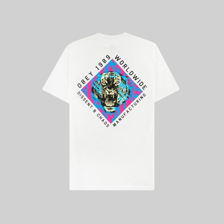 Футболка мужская Obey Dissent & Chaos Tiger артикул:165262584 - купить в магазине Дайс