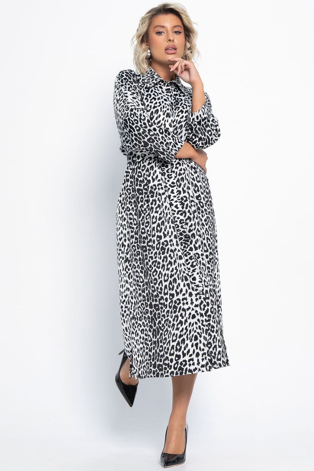 Платье Сьюзен (белый лео) П15091-7М LT Collection
