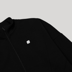 Zip-Up Sweatshirt Black