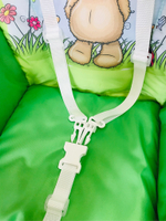 Стульчик для кормления АРТ-1684 (Мишка на лужайке (зеленый))