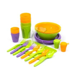 Набор для пикника СЛЕДОПЫТ Weekend пластик 4персоны