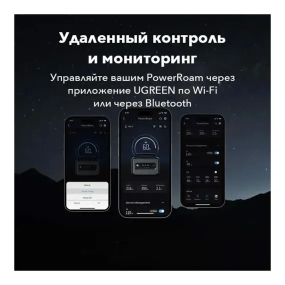 Ugreen GS1200 (15054) PowerRoam Portable Power Station Dark Grey