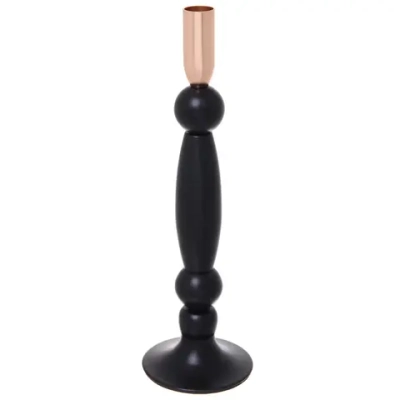 Подсвечник «FARY TALE» 9*32 см, Черный/золото