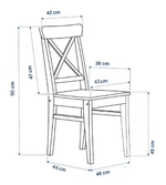 Стул Zip-mebel Ингольф ПМ орех/графит