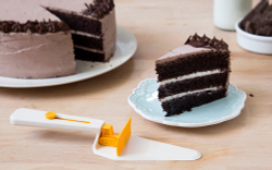 Лопатка для торта cakedozer желтая