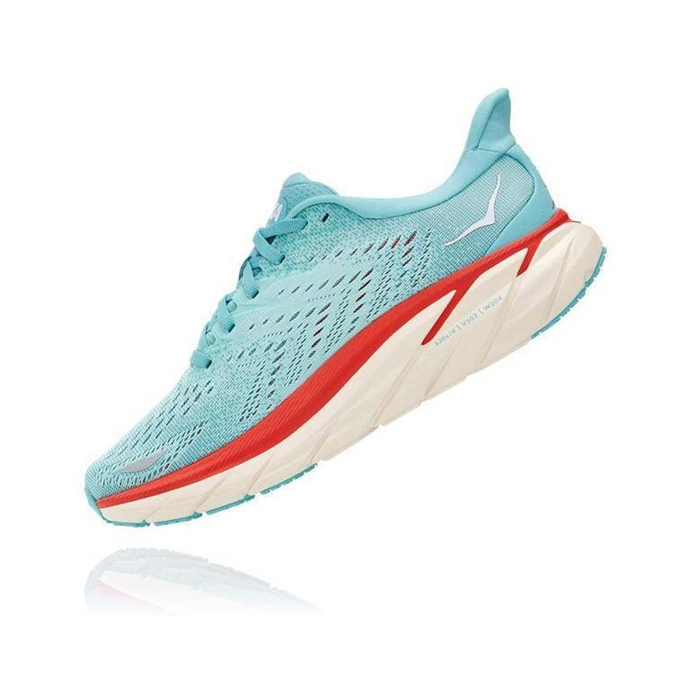 Кроссовки женские HOKA W CLIFTON 8 Aquarelle / Eggshell Blue