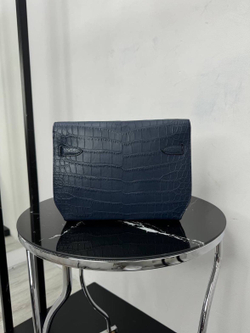 Клатч-Сумка через плечо Hermes Kelly Depeches 25 из кожи крокодила