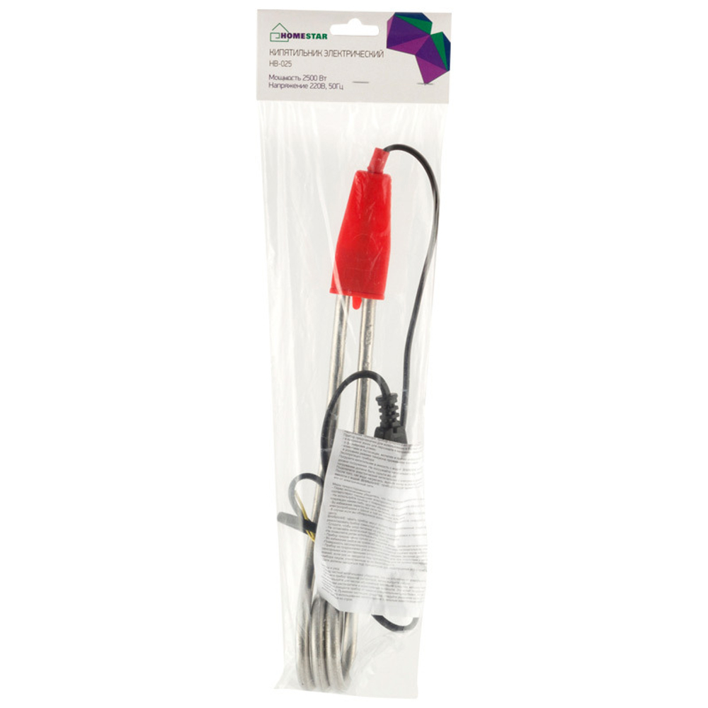 Кипятильник электрический HOMESTAR HB-025 (2.5 кВт) (007355)