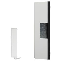 Звонок дверной ЭРА D157 проводной белый 1 мелодия | Электрозвонки проводные