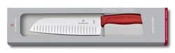 Нож сантоку Swiss Classic 17 см, с рифленым лезвием VICTORINOX 6.8521.17G