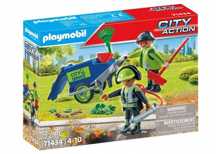Конструктор Playmobil City Action - Городская команда по уборке - Плеймобиль Сити 71434