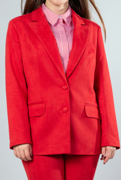 Жакет женский 3561зп, красный #366Кра043561зп