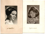 Фотооткрытки 2 шт. Артисты советского кино Дроздова Кустинская 1968 г Редкое изд Ростов на Дону XF