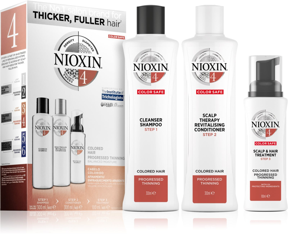 Nioxin System 4 Color Safe - подарочный набор для окрашенных волос /   / GTIN 8005610501970