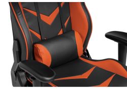 Компьютерное кресло Racer черное / оранжевое