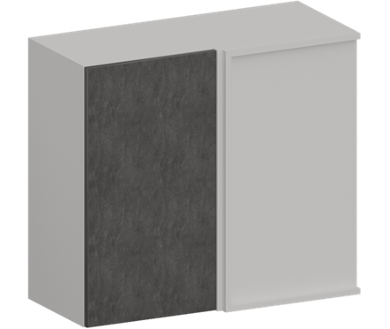 Кухня Модуль ШВУ 700 Графит / Бетон