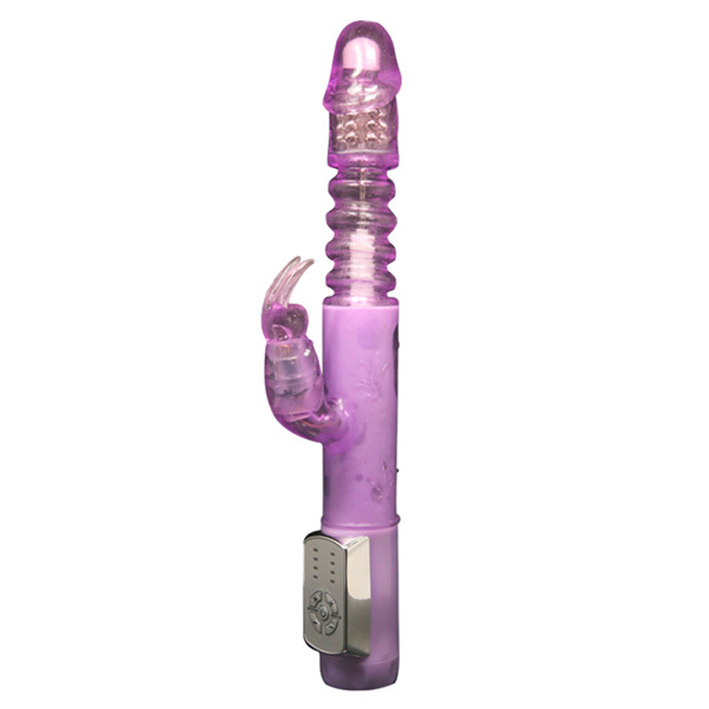 Сиреневый мультифункциональный вибратор-кролик 26см Baile Deluxe Dreeam Lover BW-037351-1