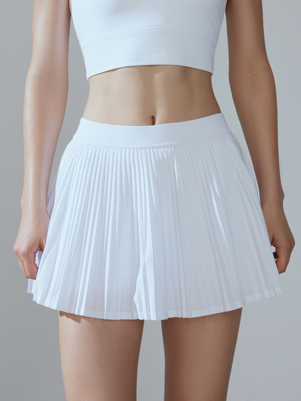 Юбка Extra Pleats Skirt in White