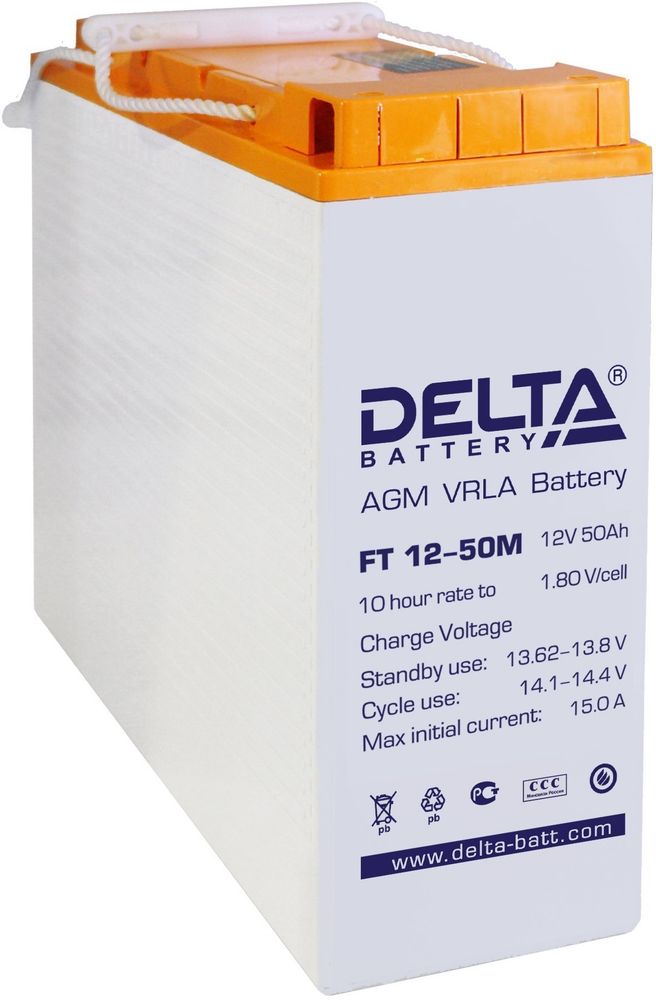 DELTA FT 12-50 M аккумулятор