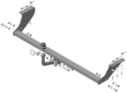 Фаркоп Motodor Toyota Voxy, Noah, Esquire 2014-2021 гг (оцинк. Шар) арт.92520-A
