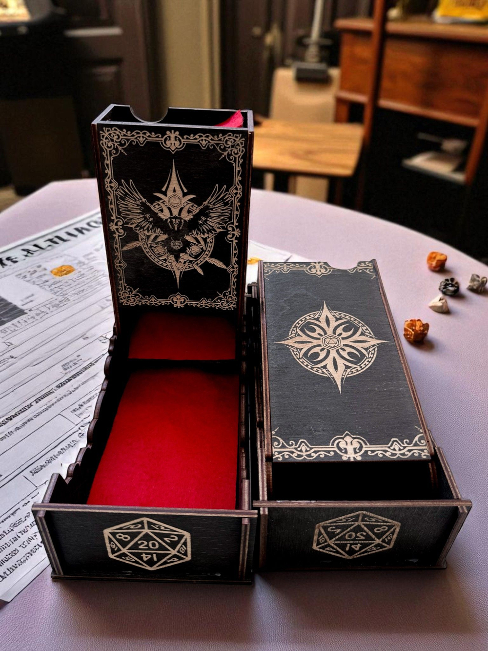 Dice Tower «Ворон 2» — дерево