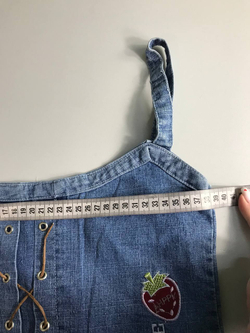 Топ с аппликацией в винтажном стиле, по замерам 42-44 размер, новый