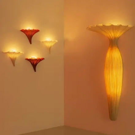 Wall design lamp Fan by Aqua Creations Studio