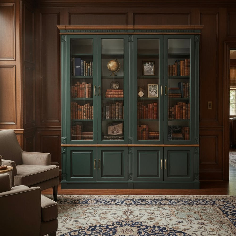 ВЕРДИ Шкаф книжный 4-дверный П3.487.2.04