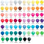 №11 Шар обычный латексный 30 см (цвет в заказе) (БГ-17)