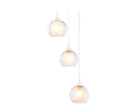 Подвесной светильник TR3540/3 WH/CL/FR белый/прозрачный/белый матовый E27*3 max 40W D281*800