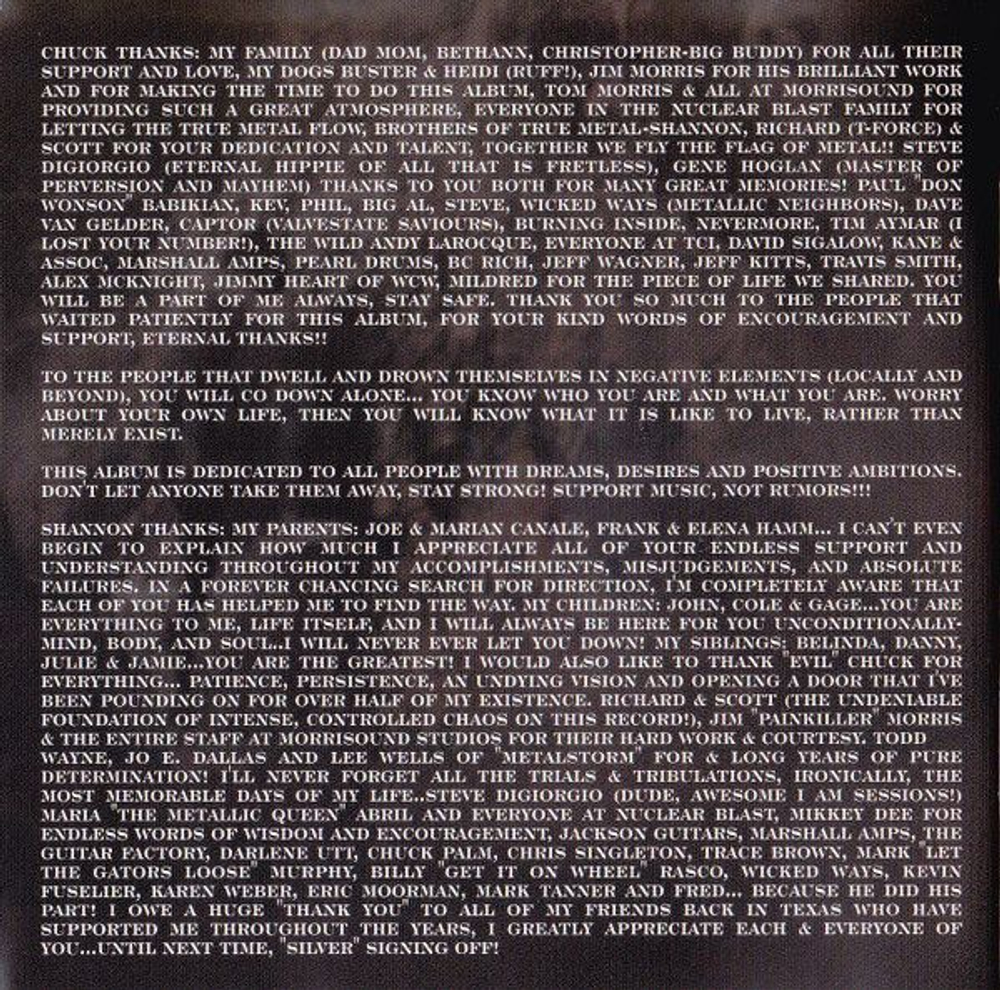 DEATH - The Sound of Perseverance, музыкальный компакт диск
