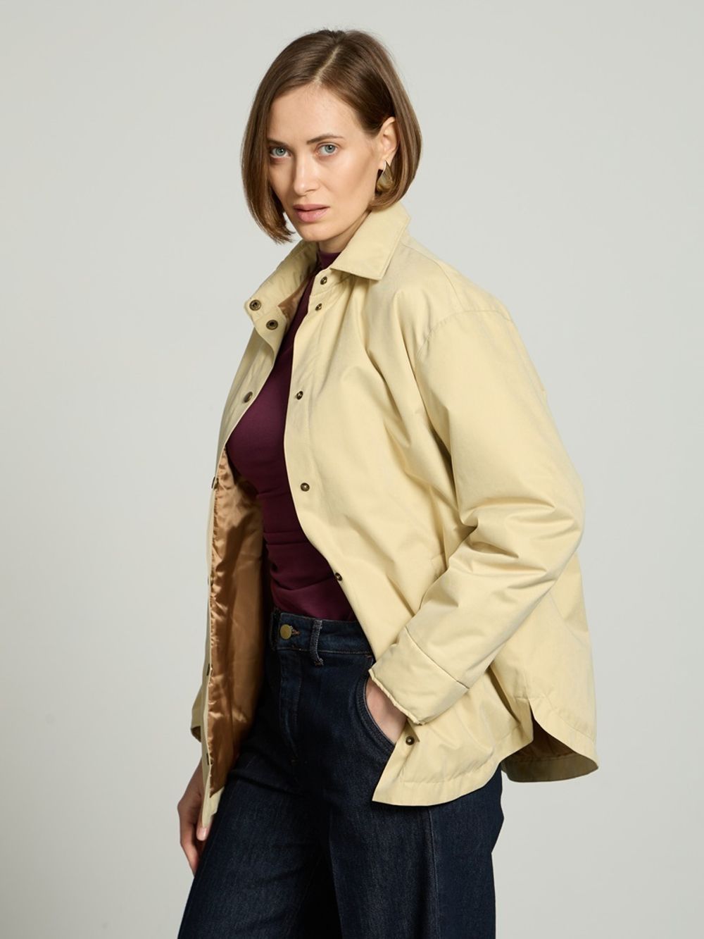 Куртка Бостон желтая утепленная