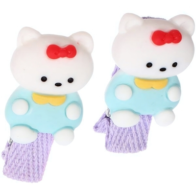 Зажимы для волос детские 2 шт "Розовое облако" 658-186 (JINRE TRAVEL)