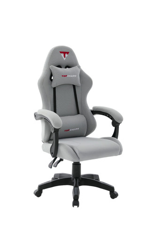Кресло спортивное TopChairs Druid серый ткань