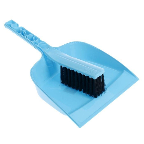 Совок и щетка-сметка 80х195х290мм SV3855 36895 аквамарин Практик